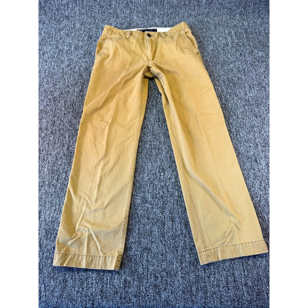 American Eagle Outfitters Relaxed Chino Pants Mens 32x34 Beige Cotton Mid Rise